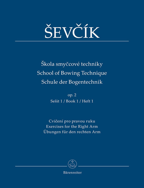Ševčík: School of Bowing Technique for Violin Op 2, Book 1