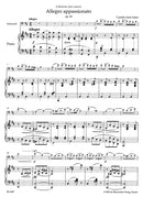 Saint-Saens : Allegro Appassionato Op 43 for Cello & Piano