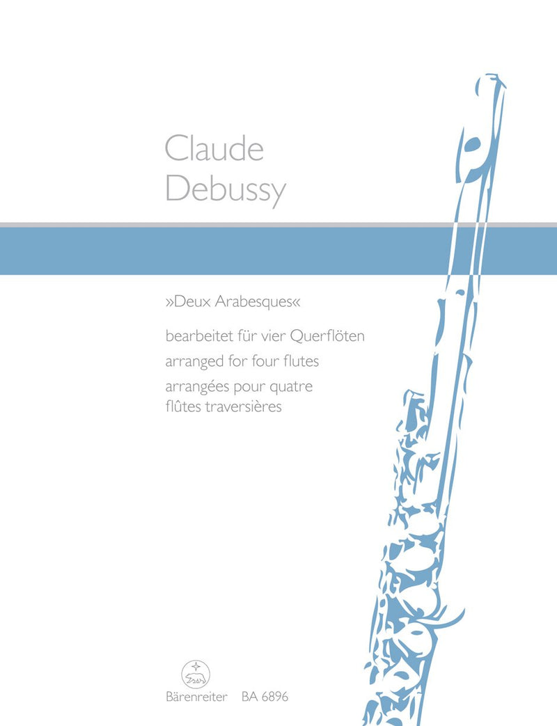 Debussy: Deux Arabesques Arranged for 4 Flutes