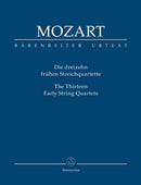 Mozart: Thirteen Early String Quartets - Study Score