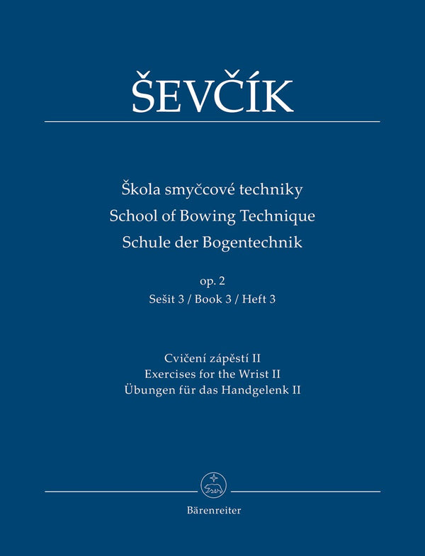Ševčík: School of Bowing Technique for Violin Op 2, Book 3