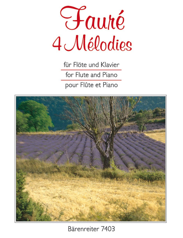 Fauré: Four Melodies for Flute & Piano