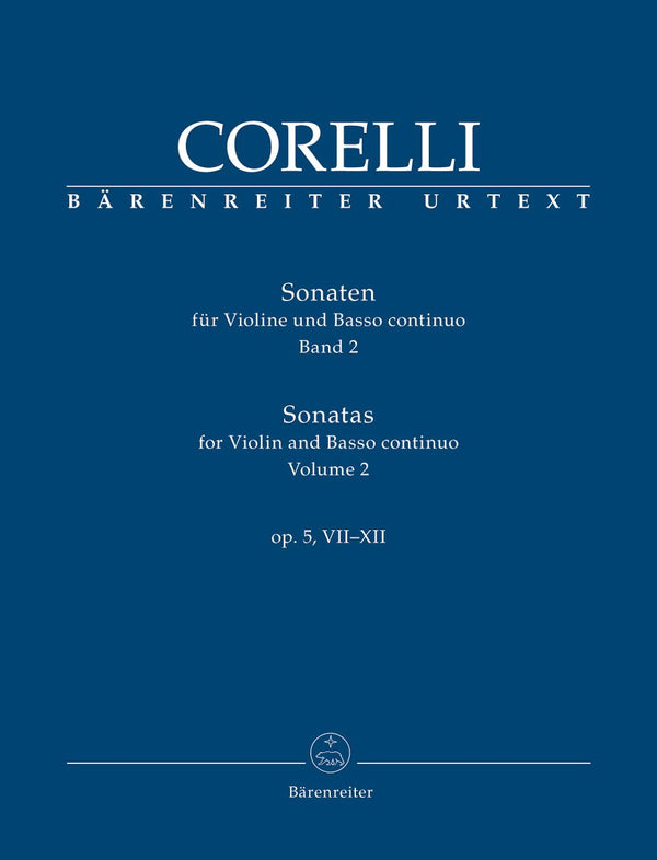 Corelli : Sonatas for Violin & Continuo Op 5 No 7-12