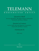 Telemann: Quartet in D Minor for 2 Flutes,  Recorder (or Cello, Bassoon), Cello & Basso Continuo