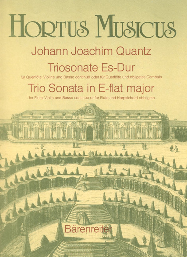 Quantz: Trio Sonata in E Flat for Flute, Violin & Basso Continuo