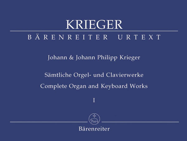 Krieger: Complete Organ & Keyboard Works - Book 1