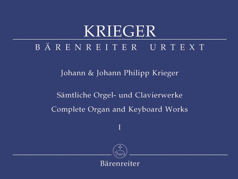 Krieger: Complete Organ & Keyboard Works - Book 1