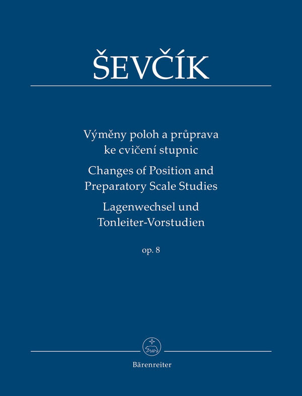 Ševčík: Changes of Position & Prep Scale Studies Op 8 Violin