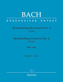 Bach: Brandenburg Concerto No 4 New Ed - Full Score