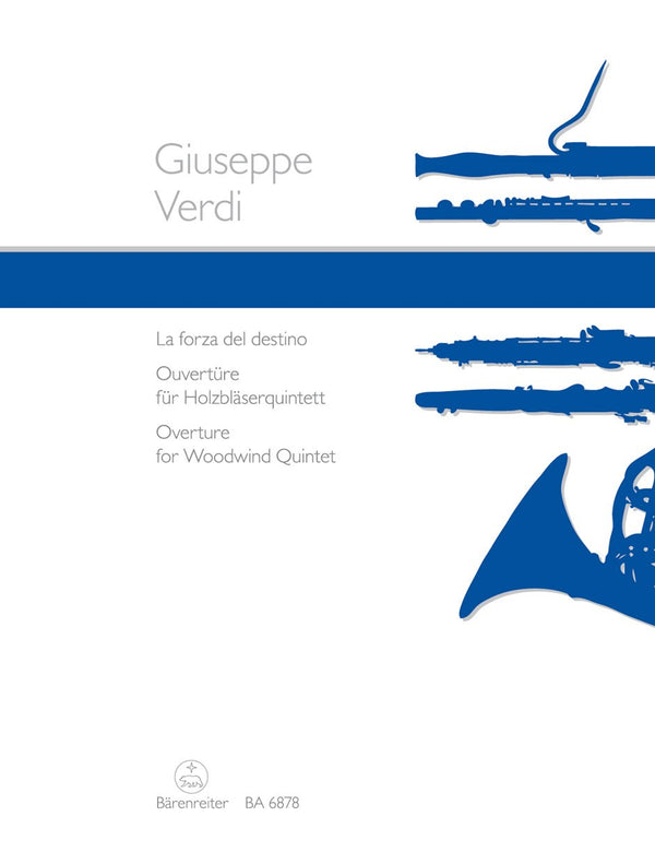 Verdi: Forza Destino Ovt Wind Quintet Parts arr. Linckelmann