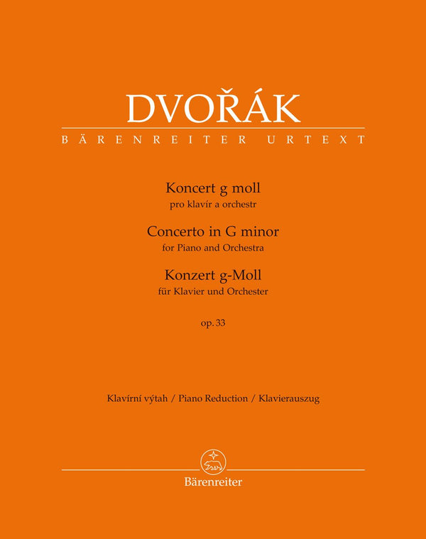 Dvořák: Piano Concerto in G Op 33 - Piano Reduction