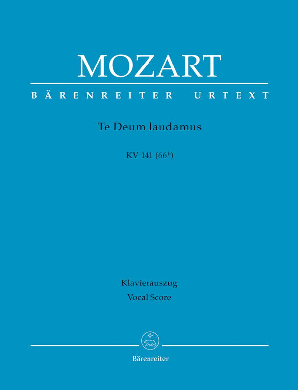 Mozart: Te Deum Laudamus K141 - Vocal Score