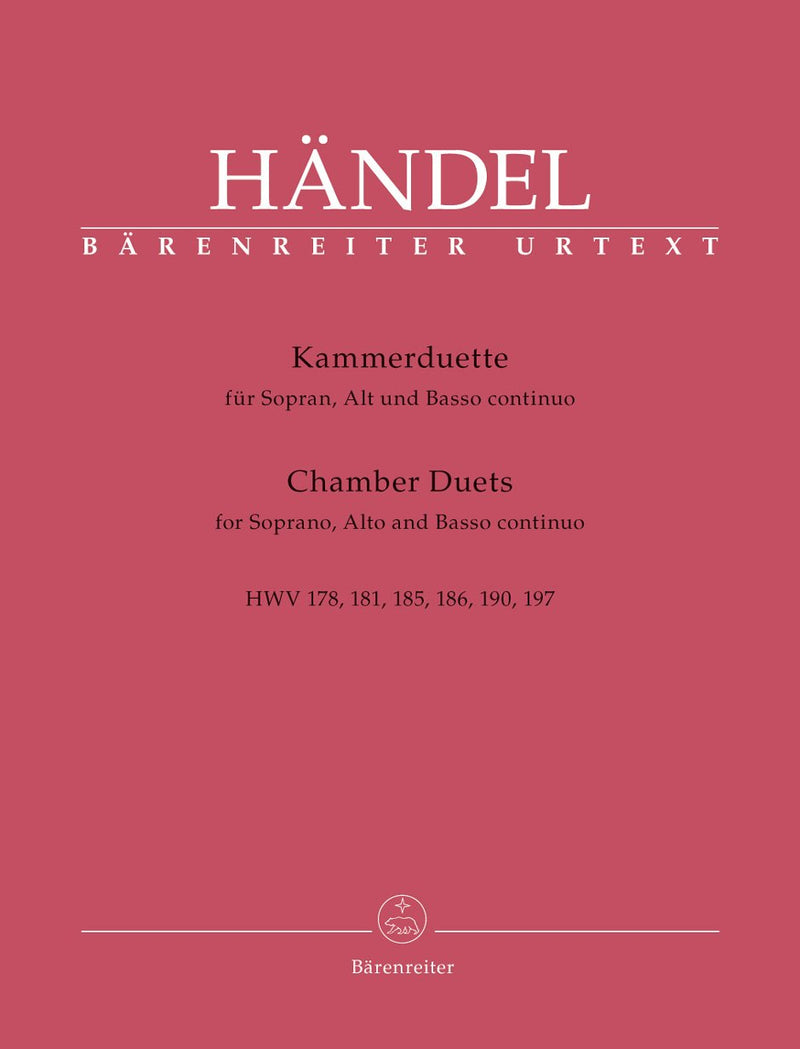 Handel: Chamber Duets for Soprano & Alto Voice