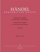 Handel: Flute Concerto in G Minor HWV287 - Full Score