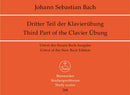 Bach: Third Part Klavierubung - Study Score