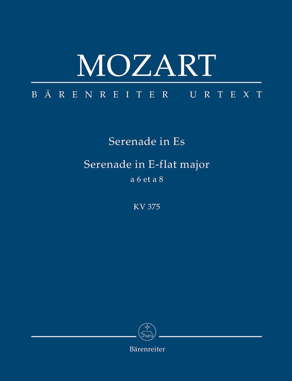 Mozart: Serenade E Flat K375-6, 8 Wind - Study Score