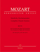 Mozart: Church Sonatas Book 3-4 - Full Score
