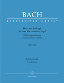 Bach: Cantata 208 - Vocal Score