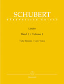 Schubert: Lieder Volume 1 for Low Voice