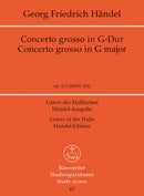Handel: Concerto Grosso G - Study Score