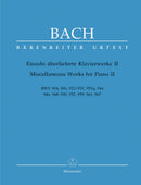 Bach: Miscellaneous Works for Piano - Part II: BWV 904, 906, 923, 951, 951a, 944, 946, 948-950, 952, 959, 961, 967