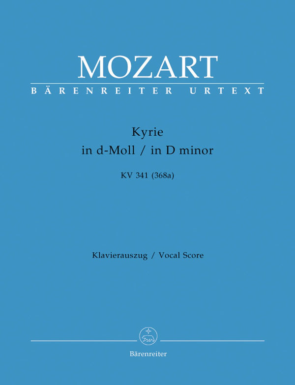 Mozart: Kyrie in D K341 - Vocal Score