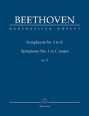 Beethoven: Symphony No 1 C Op 21 Urtext - Study Score