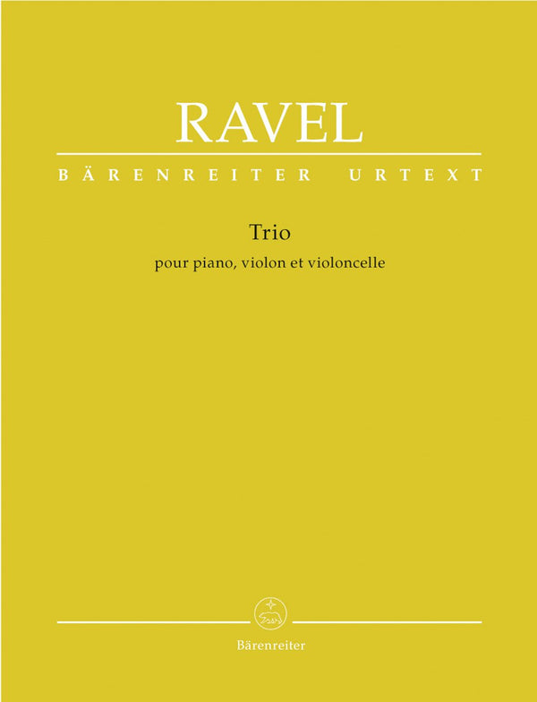 Ravel : Piano Trio for Piano Violin & Cello - Score & Parts