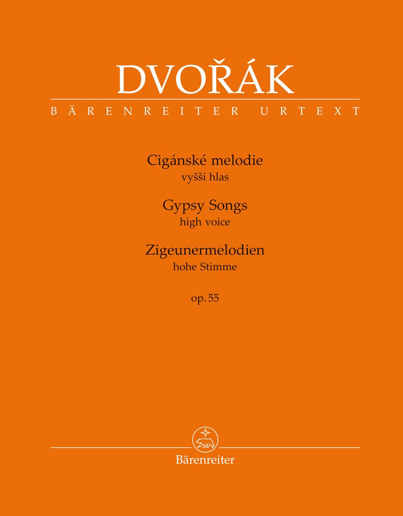 Dvořák: Gypsy Songs Op 55 for High Voice
