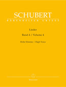 Schubert: Lieder Volume 4 for High Voice