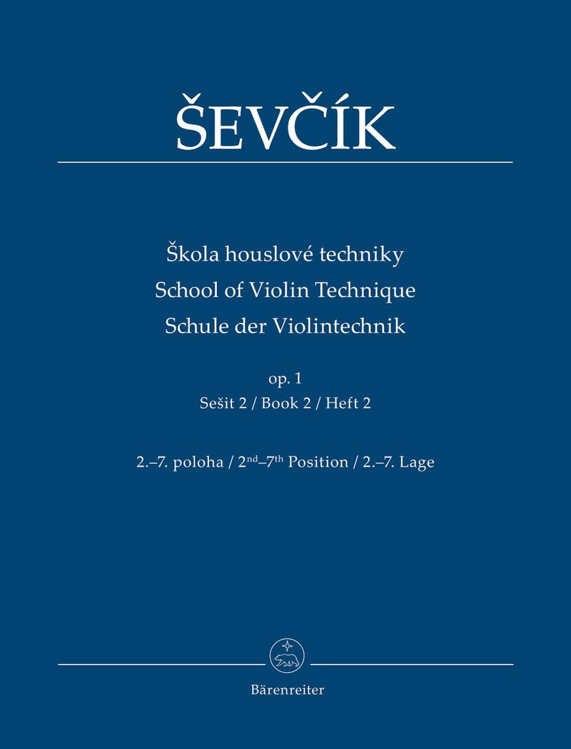 Ševčík: School of Violin Technique Op 1 - Book 2