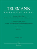 Telemann: Concerto in A for Flute, Violin, Strings & Basso Continuo - Full Score