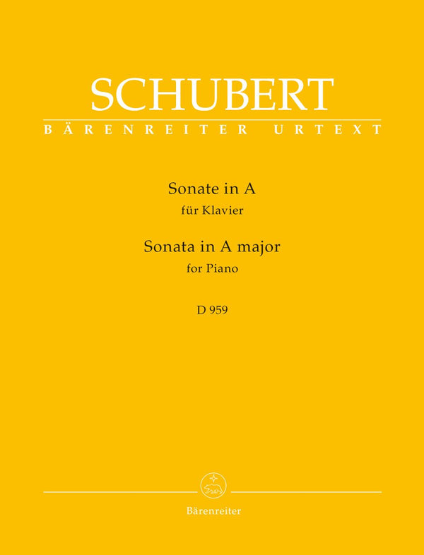 Schubert: Sonata for Piano A Major D 959