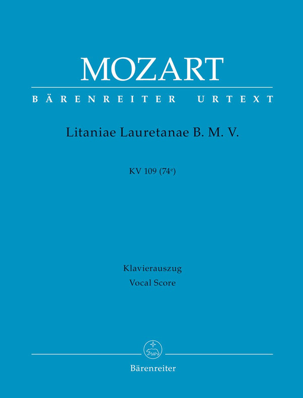 Mozart: Litaniae Lauretanae K109 - Vocal Score