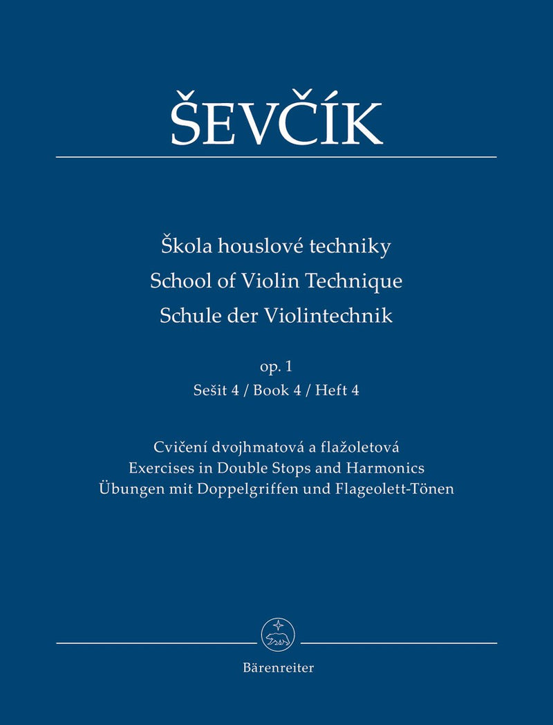 Ševčík: School of Violin Technique Op 1 - Book 4