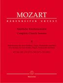 Mozart: Church Sonatas Vol 2 for 2 Violins, Organ, Cello & Bass