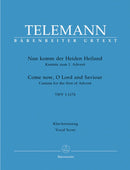 Telemann: Nun Komm Der Heiden TWV 1:1174 - Vocal Score