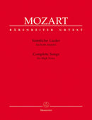 Mozart: Complete Songs for High Voice