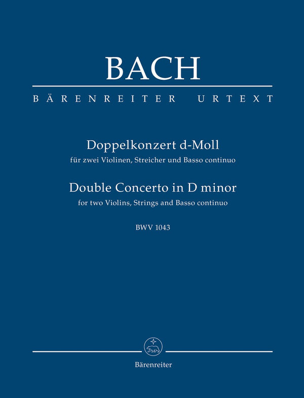 Bach: Double Concerto in D for 2 Violins - Study Score