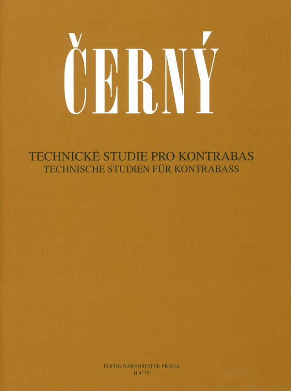Czerny : Technical Studies for Double Bass