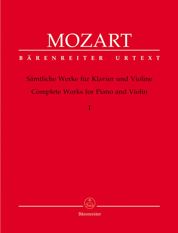 Mozart: Complete Works for Violin & Piano - Book 1
