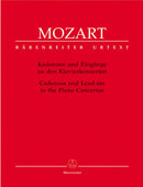 Mozart: Cadenzas & Lead-ins to the Piano Concertos