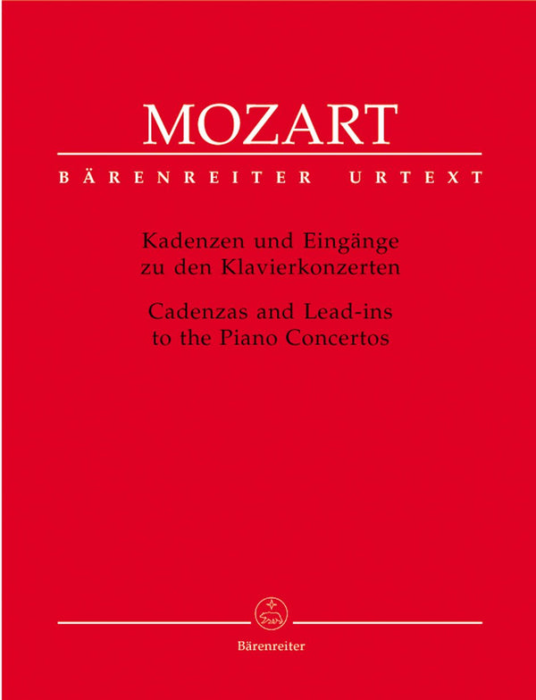 Mozart: Cadenzas & Lead-ins to the Piano Concertos