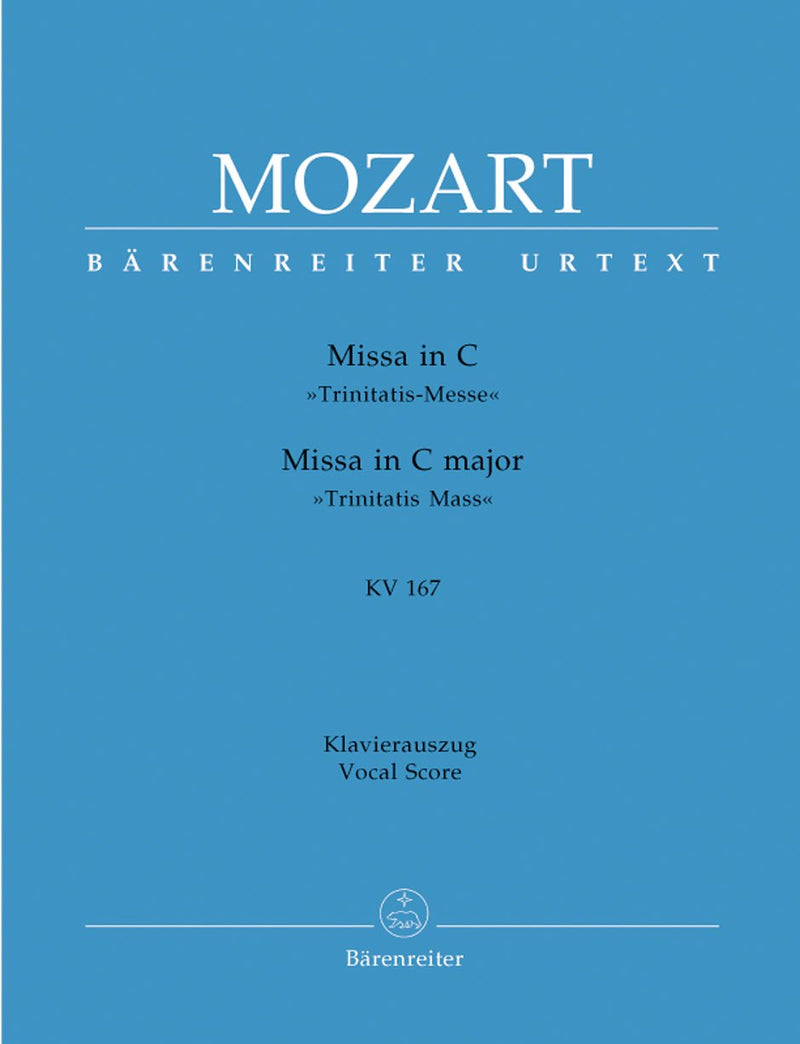 Mozart: Mass C K167 Trinitatis Vocalsc