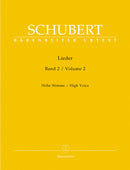 Schubert: Lieder Volume 2 for High Voice