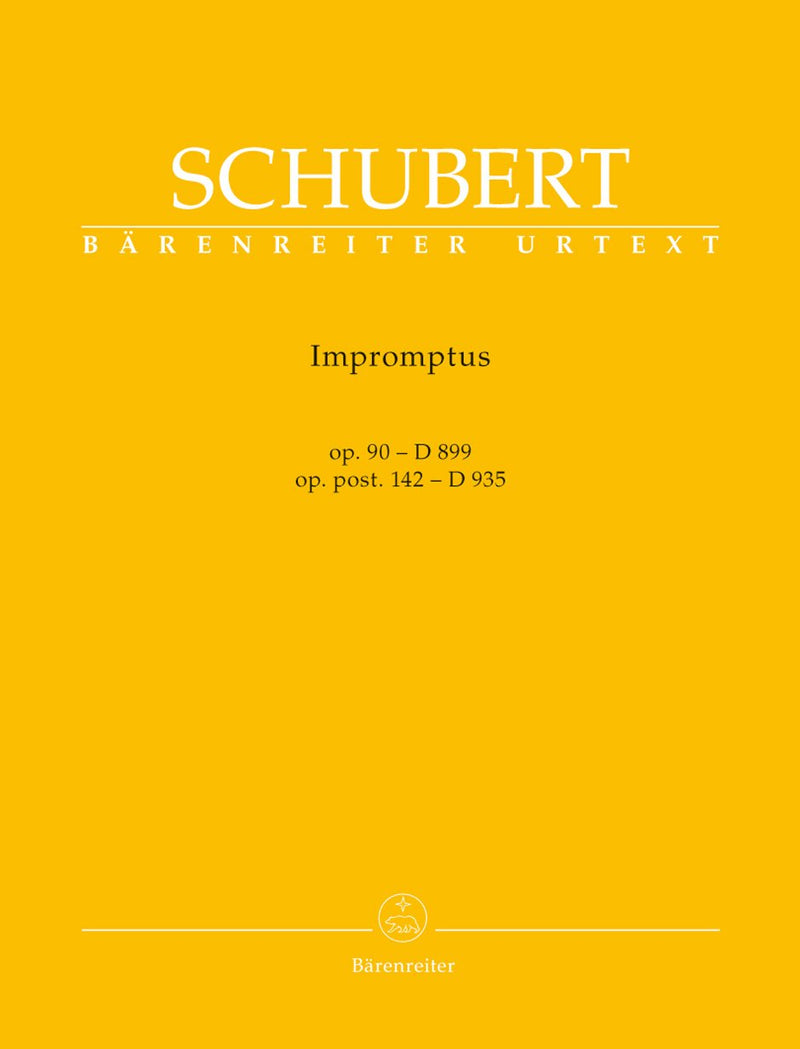 Schubert: Impromptus (Op 90 D 899 Op 142 D 935) for Piano Solo