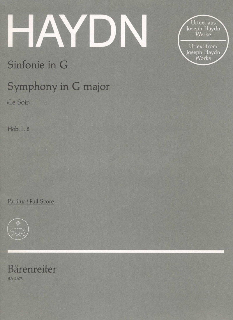 Haydn: Symphony No 8 in G Le Soir Full Score