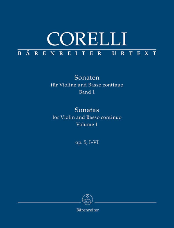 Corelli : Sonatas for Violin & Continuo Op 5 No 1-6