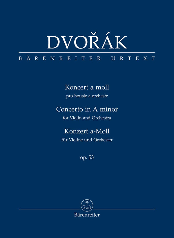 Dvořák: Violin Concerto in A Minor Op 53 - Study Score