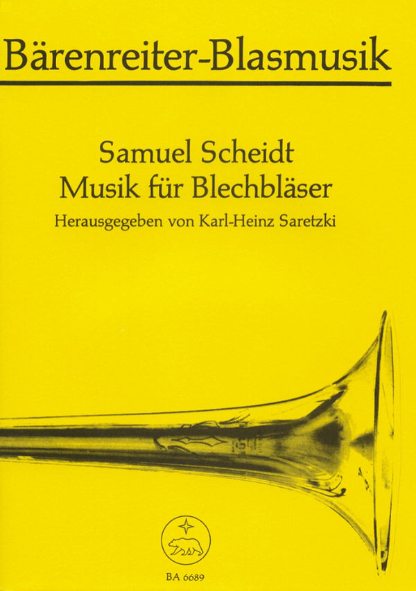 Scheidt: Music for Brass Ensemble (Playing Score)